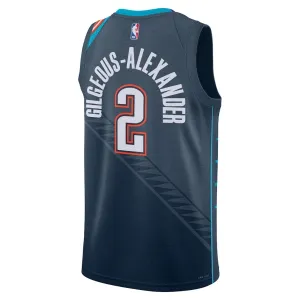 Nike Oklahoma City Thunder Shai Gilgeous Alexander Trikot City Edition 25/26 Swingman Schwarz Für Herren