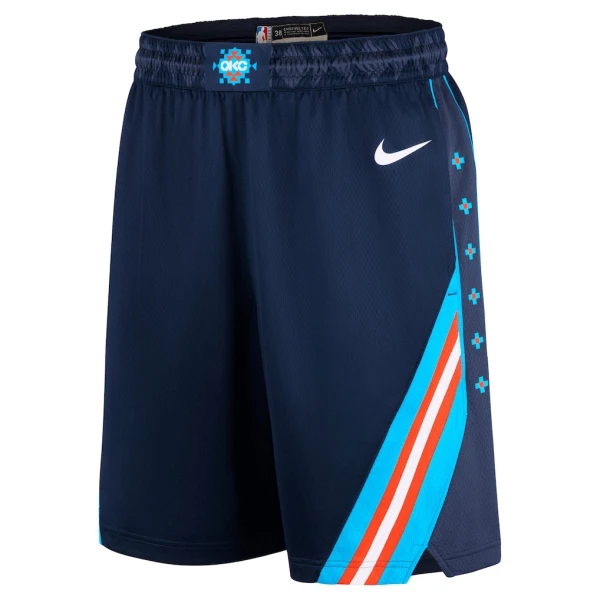 Nike Oklahoma City Thunder Shorts City Edition 25/26 Swingman Für Herren