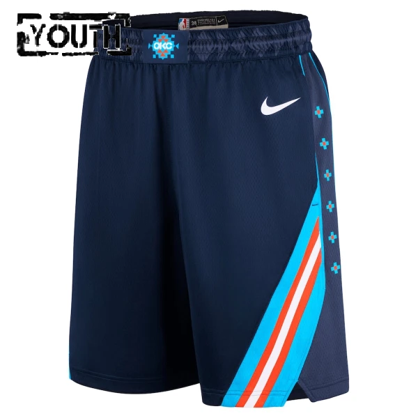 Nike Oklahoma City Thunder Shorts City Edition 25/26 Swingman Für Kinder