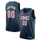 Nike Oklahoma City Thunder Trikot Personalisiert City Edition 25/26 Swingman Schwarz Für Herren