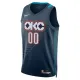 Nike Oklahoma City Thunder Trikot Personalisiert City Edition 25/26 Swingman Schwarz Für Herren