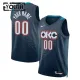 Nike Oklahoma City Thunder Trikot Personalisiert City Edition 25/26 Swingman Schwarz Für Kinder
