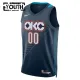 Nike Oklahoma City Thunder Trikot Personalisiert City Edition 25/26 Swingman Schwarz Für Kinder