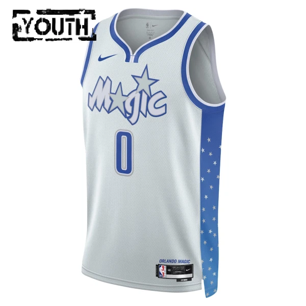 Nike Orlando Magic Anthony Black Trikot City Edition 25/26 Swingman Weiß Für Kinder
