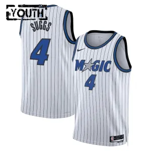 Nike Orlando Magic Jalen Suggs Trikot Association Edition 25/26 Swingman Weiß Für Kinder