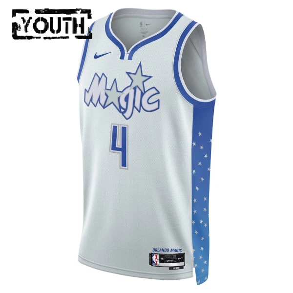 Nike Orlando Magic Jalen Suggs Trikot City Edition 25/26 Swingman Weiß Für Kinder