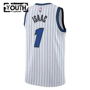 Nike Orlando Magic Jonathan Isaac Trikot Association Edition 25/26 Swingman Weiß Für Kinder