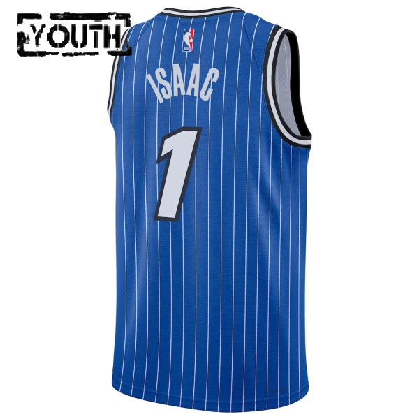 Nike Orlando Magic Jonathan Isaac Trikot Icon Edition 25/26 Swingman Blau Für Kinder