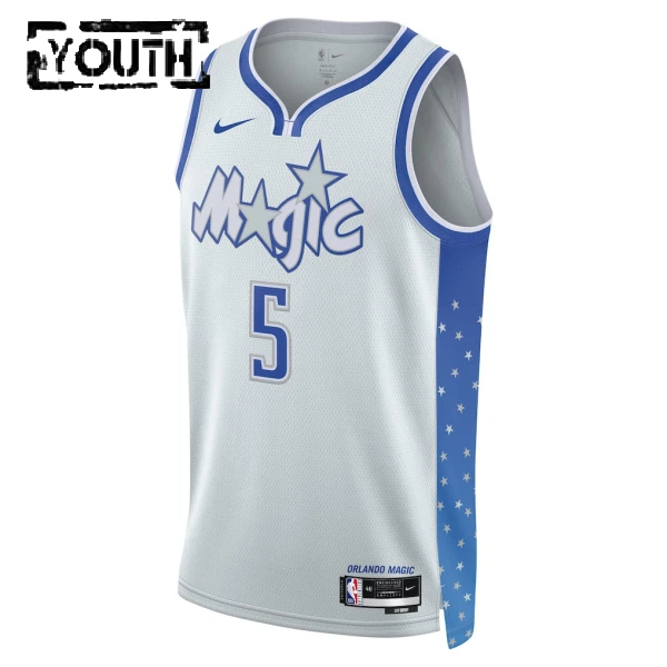 Nike Orlando Magic Paolo Banchero Trikot City Edition 25/26 Swingman Weiß Für Kinder