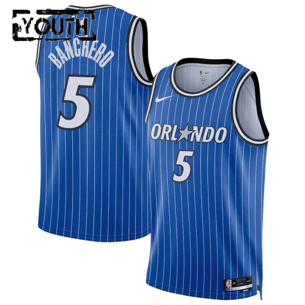 Nike Orlando Magic Paolo Banchero Trikot Icon Edition 25/26 Swingman Blau Für Kinder