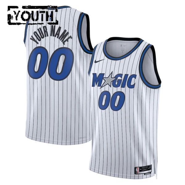 Nike Orlando Magic Trikot Personalisiert Association Edition 25/26 Swingman Weiß Für Kinder