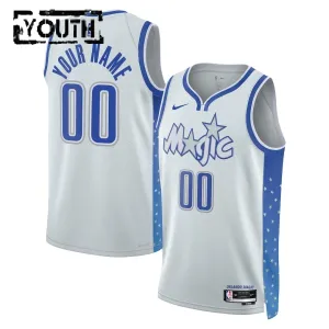 Nike Orlando Magic Trikot Personalisiert City Edition 25/26 Swingman Weiß Für Kinder