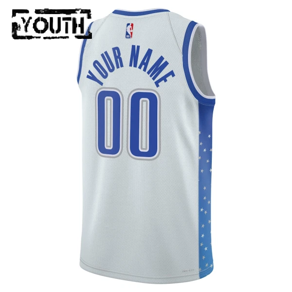 Nike Orlando Magic Trikot Personalisiert City Edition 25/26 Swingman Weiß Für Kinder