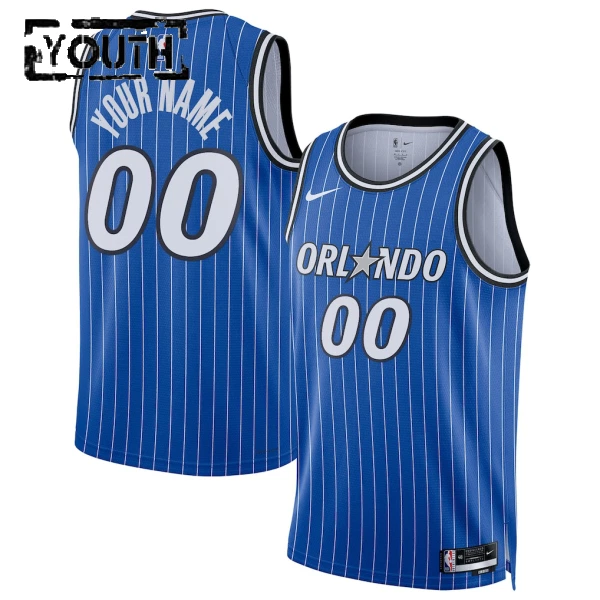 Nike Orlando Magic Trikot Personalisiert Icon Edition 25/26 Swingman Blau Für Kinder