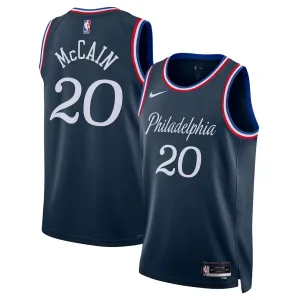 Nike Philadelphia 76ers Jared Mccain Trikot City Edition 25/26 Swingman Navy Für Herren