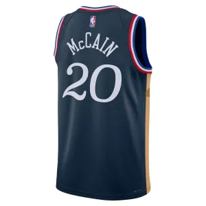 Nike Philadelphia 76ers Jared Mccain Trikot City Edition 25/26 Swingman Navy Für Herren