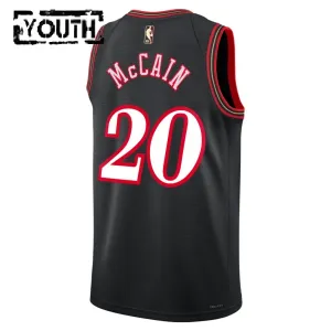 Nike Philadelphia 76ers Jared Mccain Trikot Classic Edition 25/26 Swingman Schwarz Für Kinder