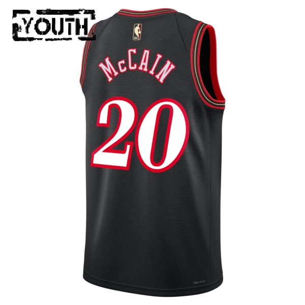 Nike Philadelphia 76ers Jared Mccain Trikot Classic Edition 25/26 Swingman Schwarz Für Kinder