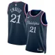 Nike Philadelphia 76ers Joel Embiid Trikot City Edition 25/26 Swingman Navy Für Herren