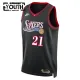 Nike Philadelphia 76ers Joel Embiid Trikot Classic Edition 25/26 Swingman Schwarz Für Kinder