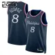 Nike Philadelphia 76ers Paul George Trikot City Edition 25/26 Swingman Navy Für Kinder