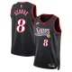Nike Philadelphia 76ers Paul George Trikot Classic Edition 25/26 Swingman Schwarz Für Herren