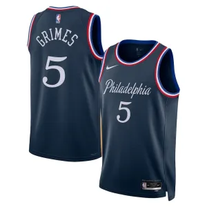 Nike Philadelphia 76ers Quentin Grimes Trikot City Edition 25/26 Swingman Navy Für Herren