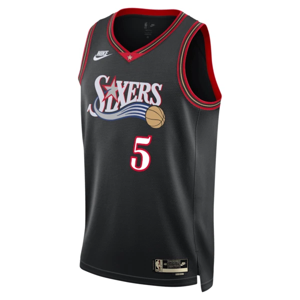 Nike Philadelphia 76ers Quentin Grimes Trikot Classic Edition 25/26 Swingman Schwarz Für Herren