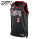 Nike Philadelphia 76ers Quentin Grimes Trikot Classic Edition 25/26 Swingman Schwarz Für Kinder