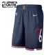 Nike Philadelphia 76ers Shorts City Edition 25/26 Swingman Für Kinder