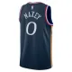 Nike Philadelphia 76ers Tyrese Maxey Trikot City Edition 25/26 Swingman Navy Für Herren