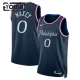 Nike Philadelphia 76ers Tyrese Maxey Trikot City Edition 25/26 Swingman Navy Für Kinder