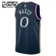 Nike Philadelphia 76ers Tyrese Maxey Trikot City Edition 25/26 Swingman Navy Für Kinder