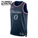 Nike Philadelphia 76ers Tyrese Maxey Trikot City Edition 25/26 Swingman Navy Für Kinder