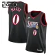 Nike Philadelphia 76ers Tyrese Maxey Trikot Classic Edition 25/26 Swingman Schwarz Für Kinder