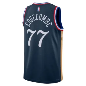 Nike Philadelphia 76ers VJ Edgecombe Trikot City Edition 25/26 Swingman Navy Für Herren