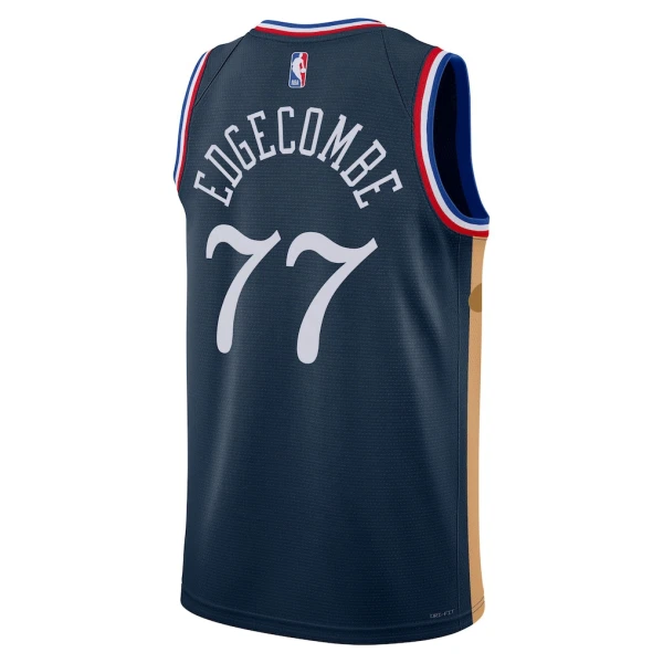 Nike Philadelphia 76ers VJ Edgecombe Trikot City Edition 25/26 Swingman Navy Für Herren