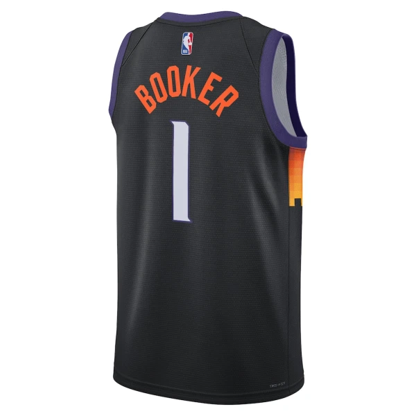 Nike Phoenix Suns Devin Booker Trikot City Edition 25/26 Swingman Schwarz Für Herren