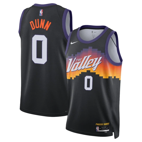 Nike Phoenix Suns Ryan Dunn Trikot City Edition 25/26 Swingman Schwarz Für Herren