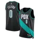 Nike Portland Trail Blazers Damian Lillard Trikot City Edition 25/26 Swingman Schwarz Für Herren