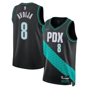 Nike Portland Trail Blazers Deni Avdija Trikot City Edition 25/26 Swingman Schwarz Für Herren Nike Portland Trail Blazers Deni Avdija Trikot City Edition 25/26 Swingman Schwarz Für Herren