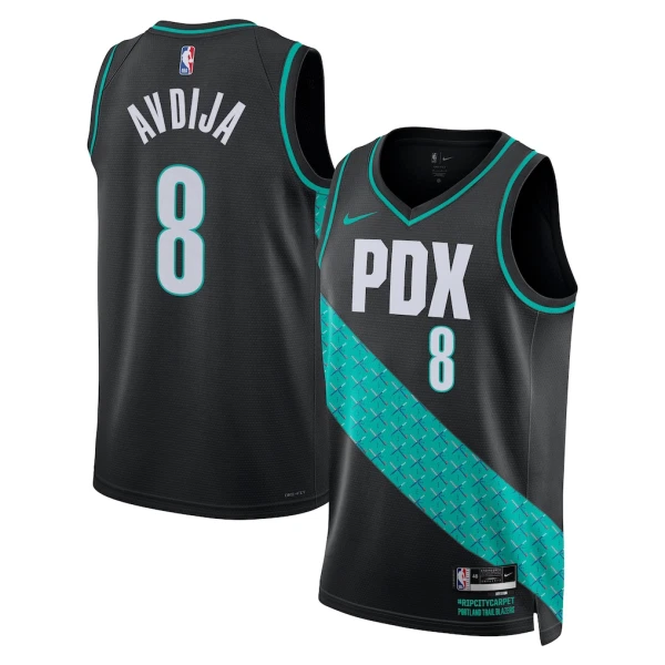 Nike Portland Trail Blazers Deni Avdija Trikot City Edition 25/26 Swingman Schwarz Für Herren Nike Portland Trail Blazers Deni Avdija Trikot City Edition 25/26 Swingman Schwarz Für Herren