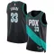 Nike Portland Trail Blazers Toumani Camara Trikot City Edition 25/26 Swingman Schwarz Für Herren