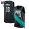 Nike Portland Trail Blazers Toumani Camara Trikot City Edition 25/26 Swingman Schwarz Für Kinder