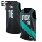 Nike Portland Trail Blazers Yang Hansen Trikot City Edition 25/26 Swingman Schwarz Für Kinder