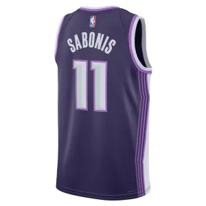Nike Sacramento Kings Domantas Sabonis Trikot City Edition 25/26 Swingman Lila Für Herren