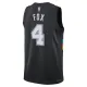 Nike San Antonio Spurs De Aaron Fox Trikot City Edition 25/26 Swingman Schwarz Für Herren