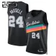 Nike San Antonio Spurs Devin Vassell Trikot City Edition 25/26 Swingman Schwarz Für Kinder