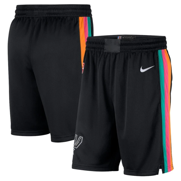 Nike San Antonio Spurs Shorts City Edition 25/26 Swingman Für Herren