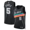 Nike San Antonio Spurs Stephon Castle Trikot City Edition 25/26 Swingman Schwarz Für Herren